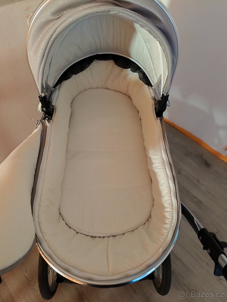 Kočárek Jasmine šedostříbrný - 7