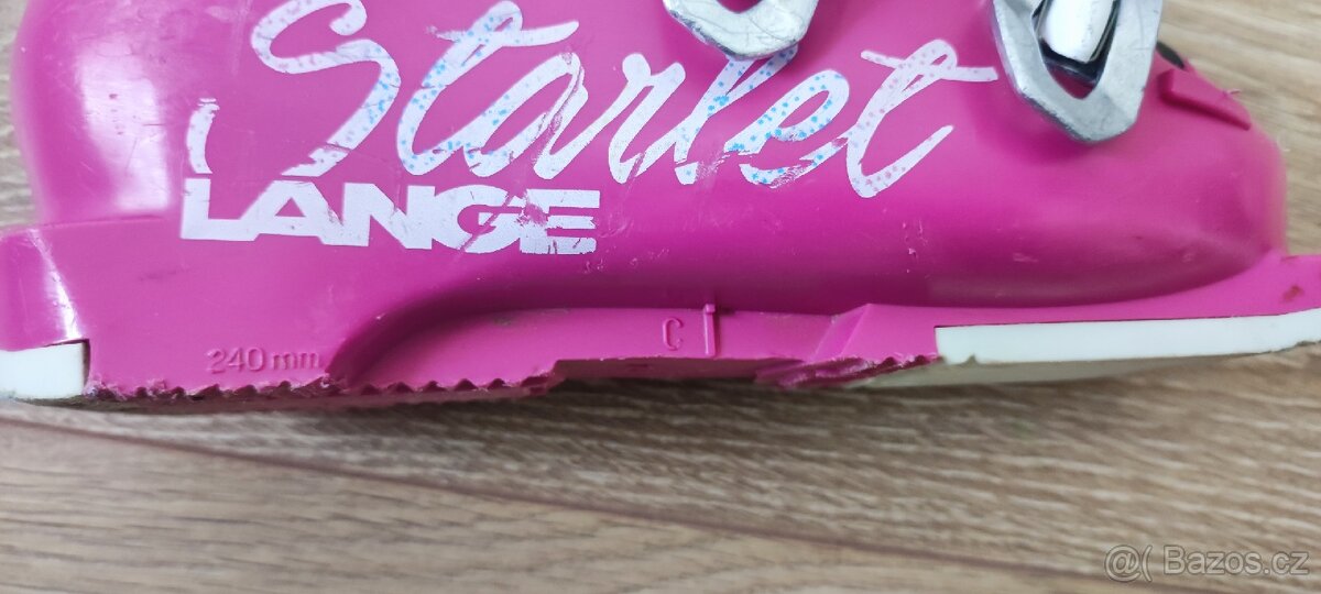 Dětské lyže Atomic 90 + boty Lange Starlet vel. 19,5 - 7