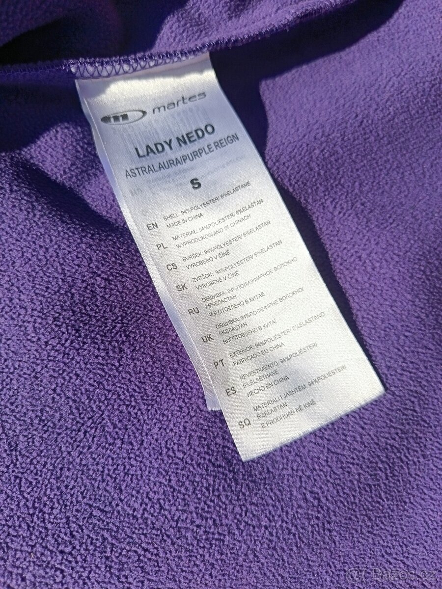 Bunda softshellová fialová Martes S/36 - 7