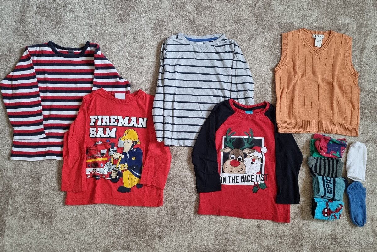 Balík chlapeckého oblečení velikosti 98 – 110, 3.5 – 5 let - 7