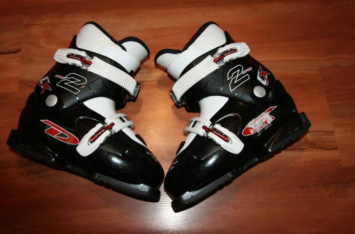 lyže dynamic 110 cm , lyžaky Salomon - 7