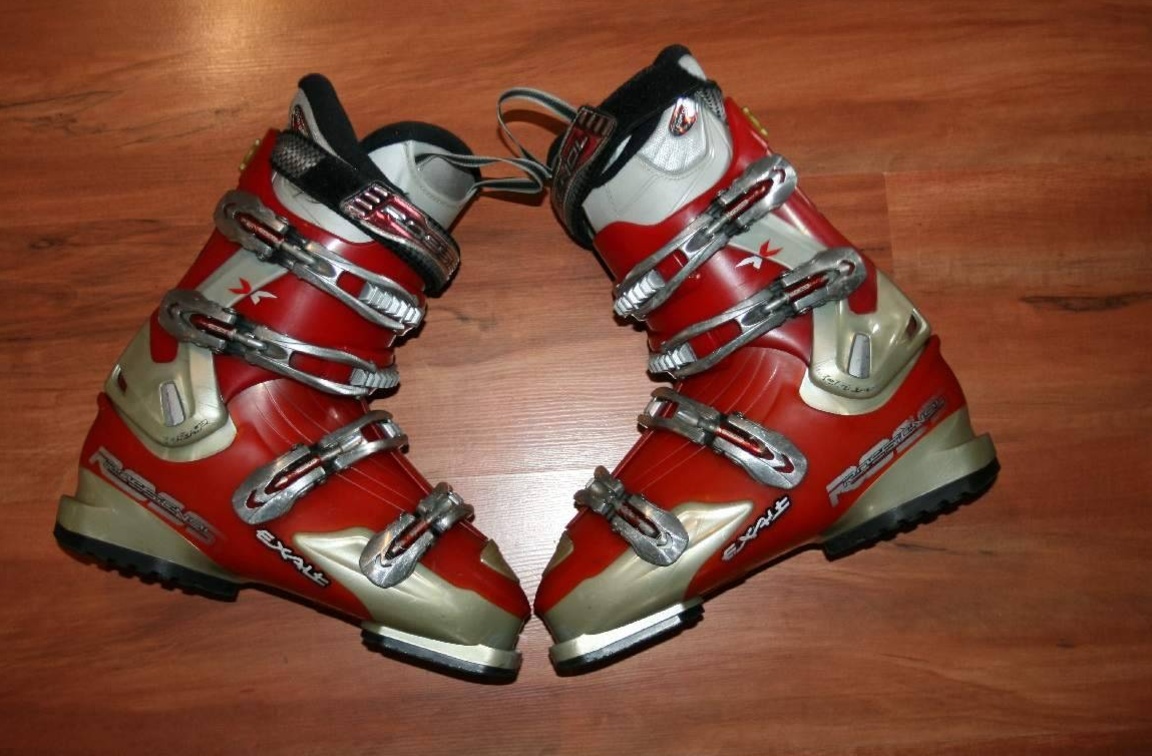 lyže dynamic 130 cm , lyžáky - 7