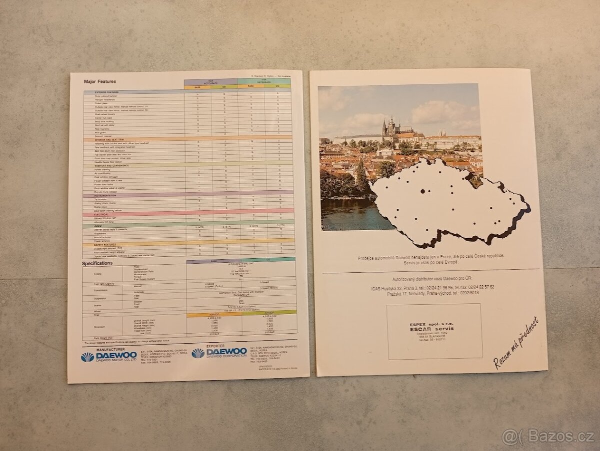 Daewoo Racer - katalog, prospekt, leták - doprava v - 7