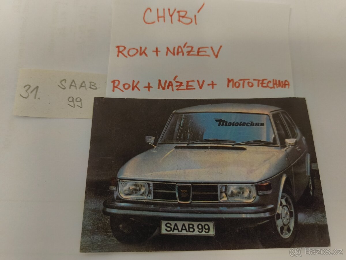 Kartičky z bonbonyéry Orion Mototechna - 7