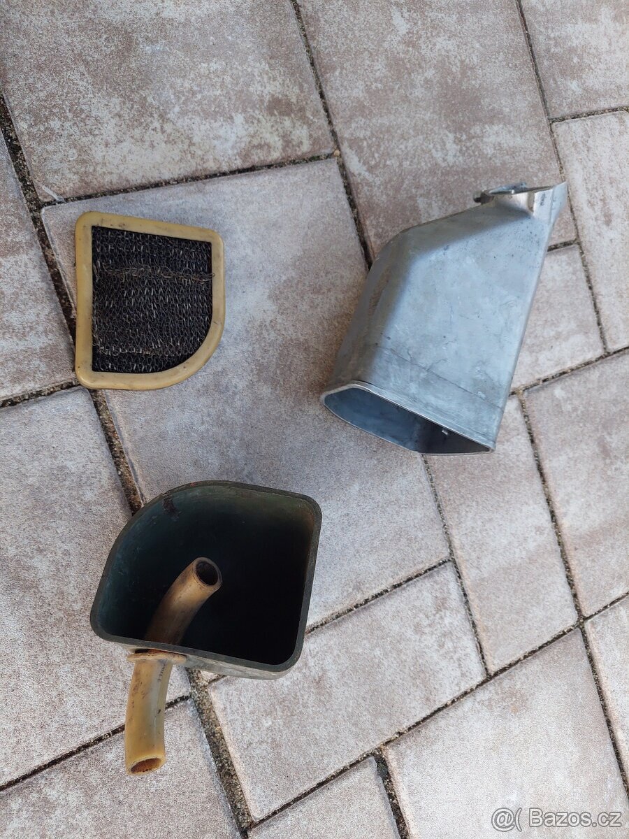 Jawa 50 pionyr - hliníkový filtrbox, první typ, rok 1962, 63 - 7