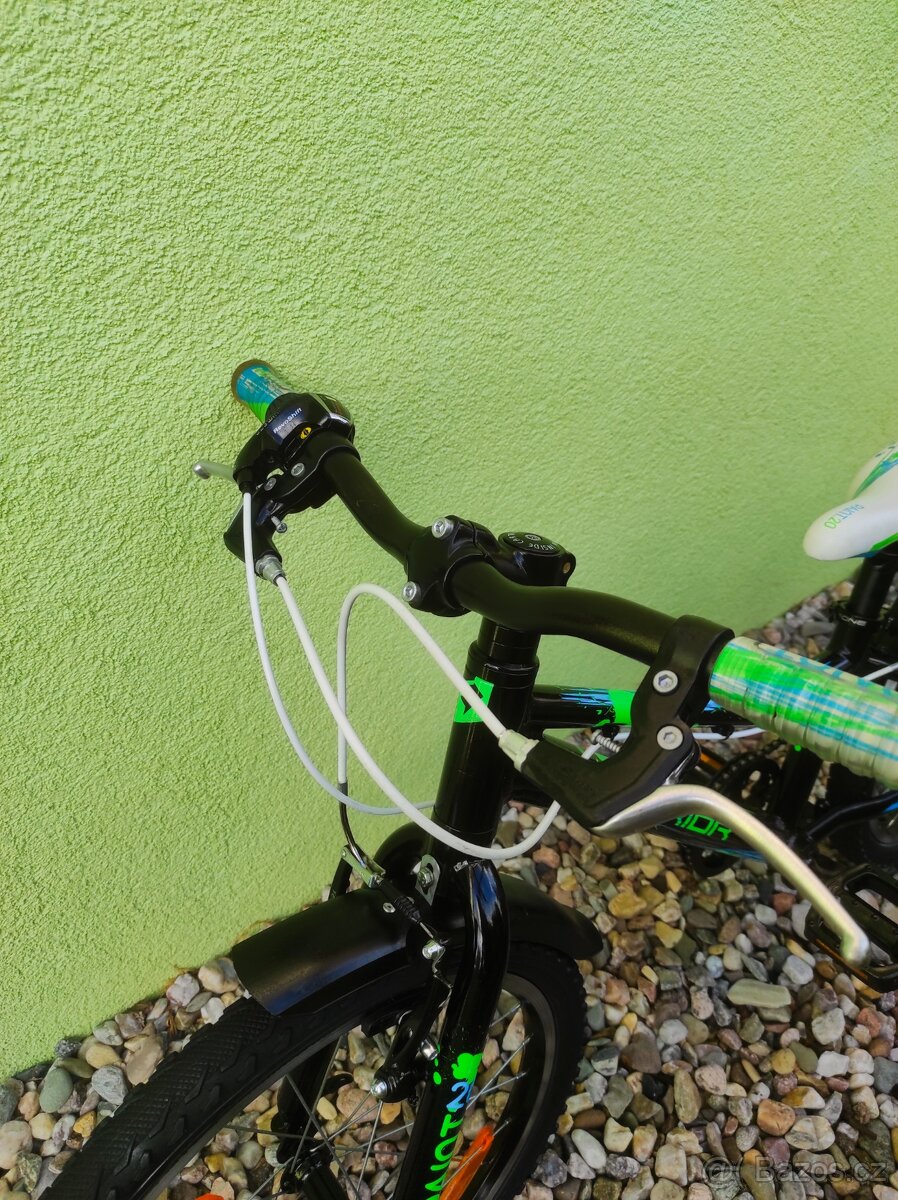 Značkové dětské kolo Superior 20" (černá/zelená) - 7