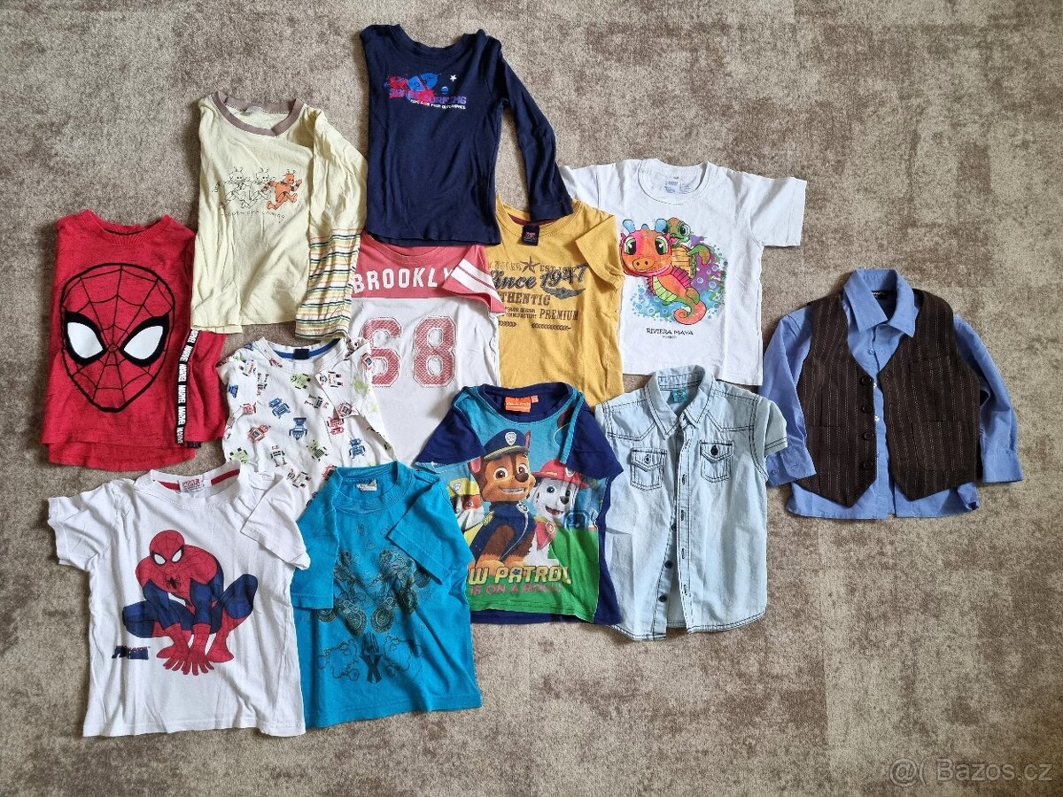 Balík chlapeckého oblečení velikosti 98 – 110, 3.5 – 5 let - 7