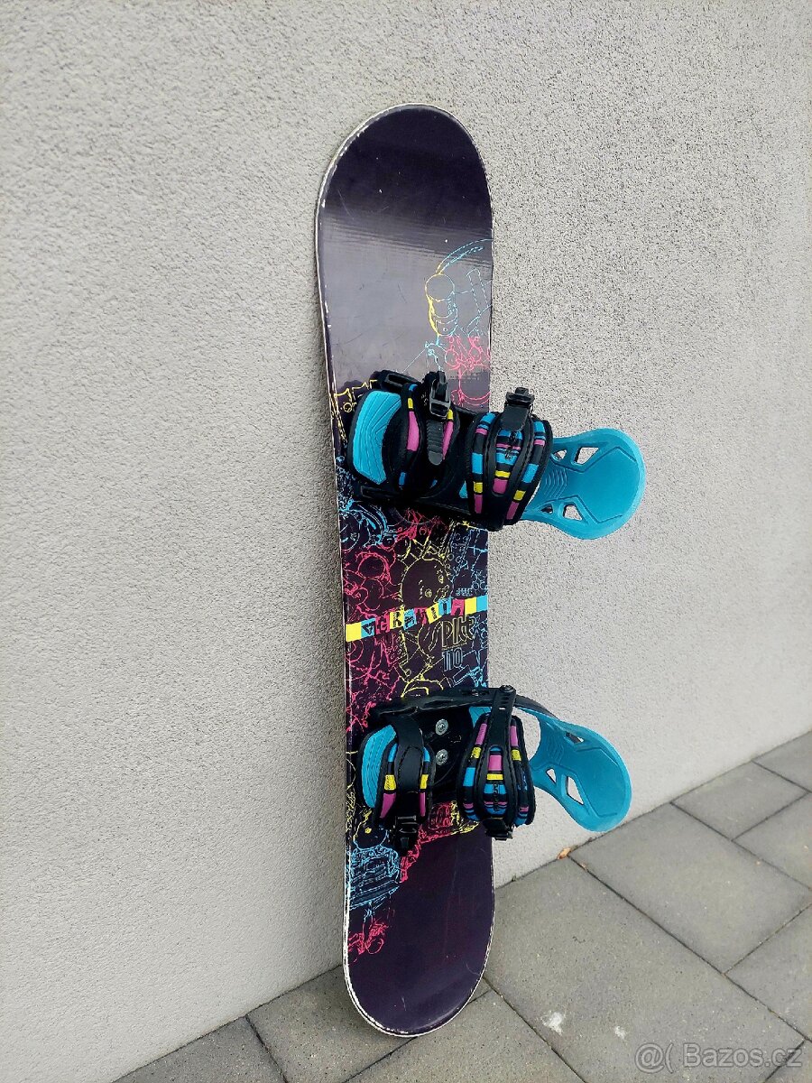 Snowboard GRAVITY SPITT, 110 cm + boty - 7