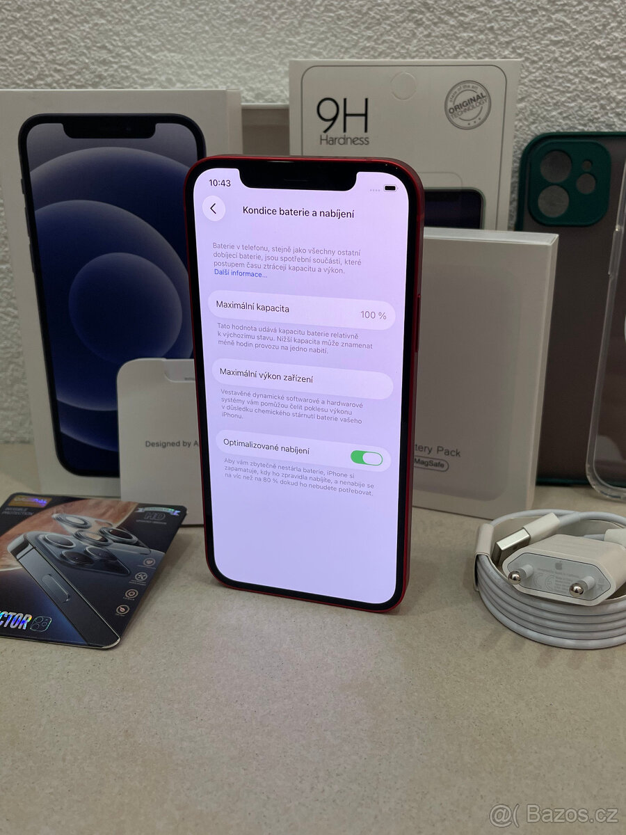 🍏 Apple iPhone 12 128GB - Red (12m. ZÁRUKA) + MEGA DÁRKY - 7