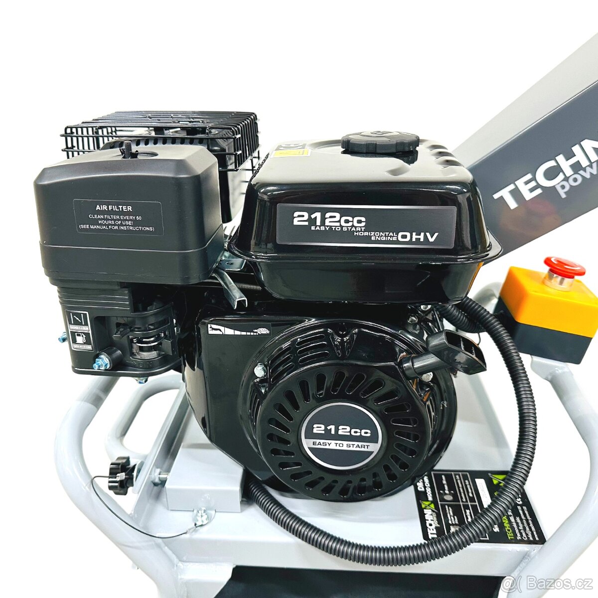 Benzínový drtič větví do 5 cm - TECHNIX DR-X50 - 7