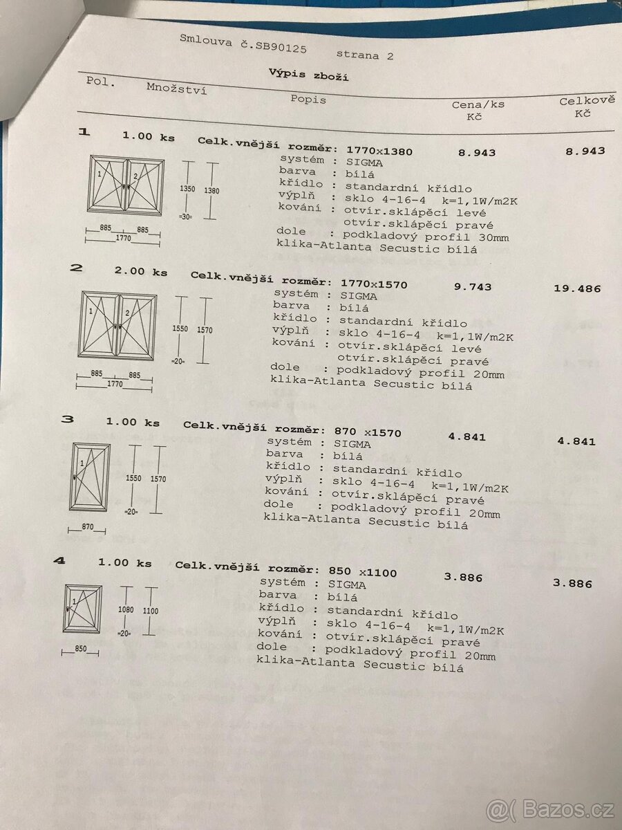 Prodám plastová okna - 7