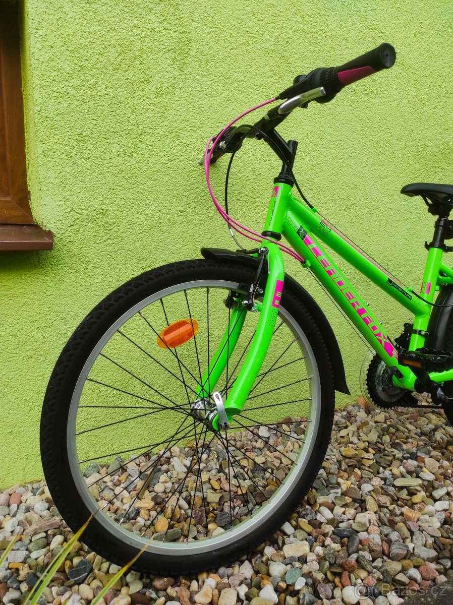 Značkové dětské kolo LEADER FOX 24" (ZELENÁ) - 7