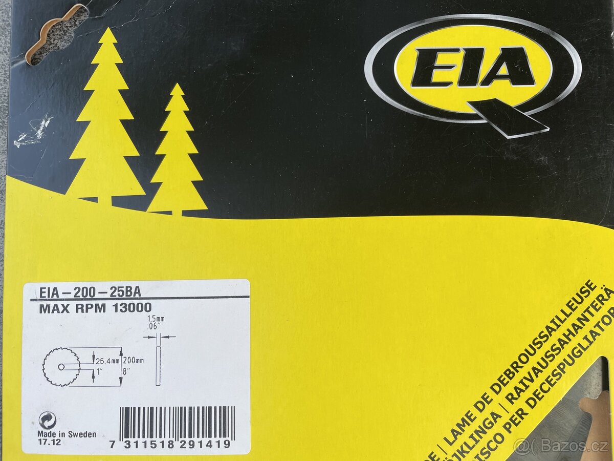 Pilové kotouče pro křovinořezy, střed 20 a 25,4 mm - 7