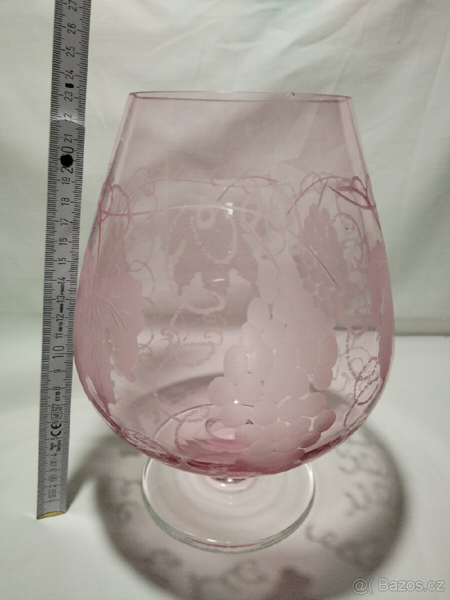 Křišťálová číše broušená Sklo Bohemia EV4 - 7