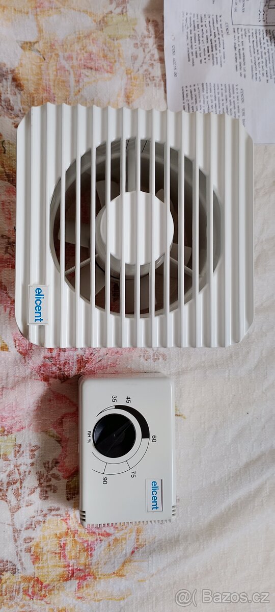 Koupelnový ventilátor Elicent + hygrostat - 7