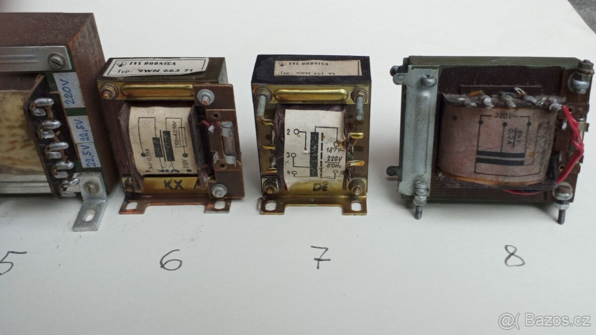 Transformátory síťové 220 V různé - 7