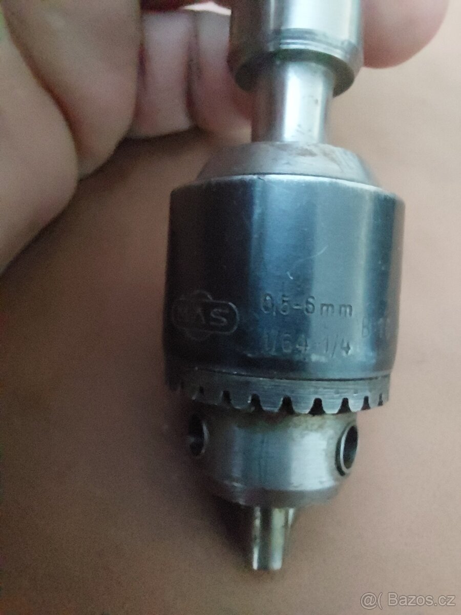 Upínací hlava do strojní vrtačky 0,5-6mm Czechoslovakia - 7