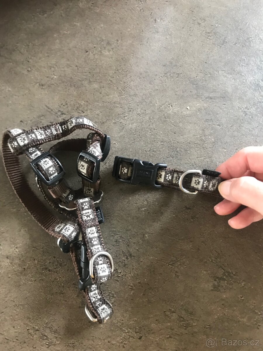 HAF postroje,pleny,kovové obojky,stopy - 7