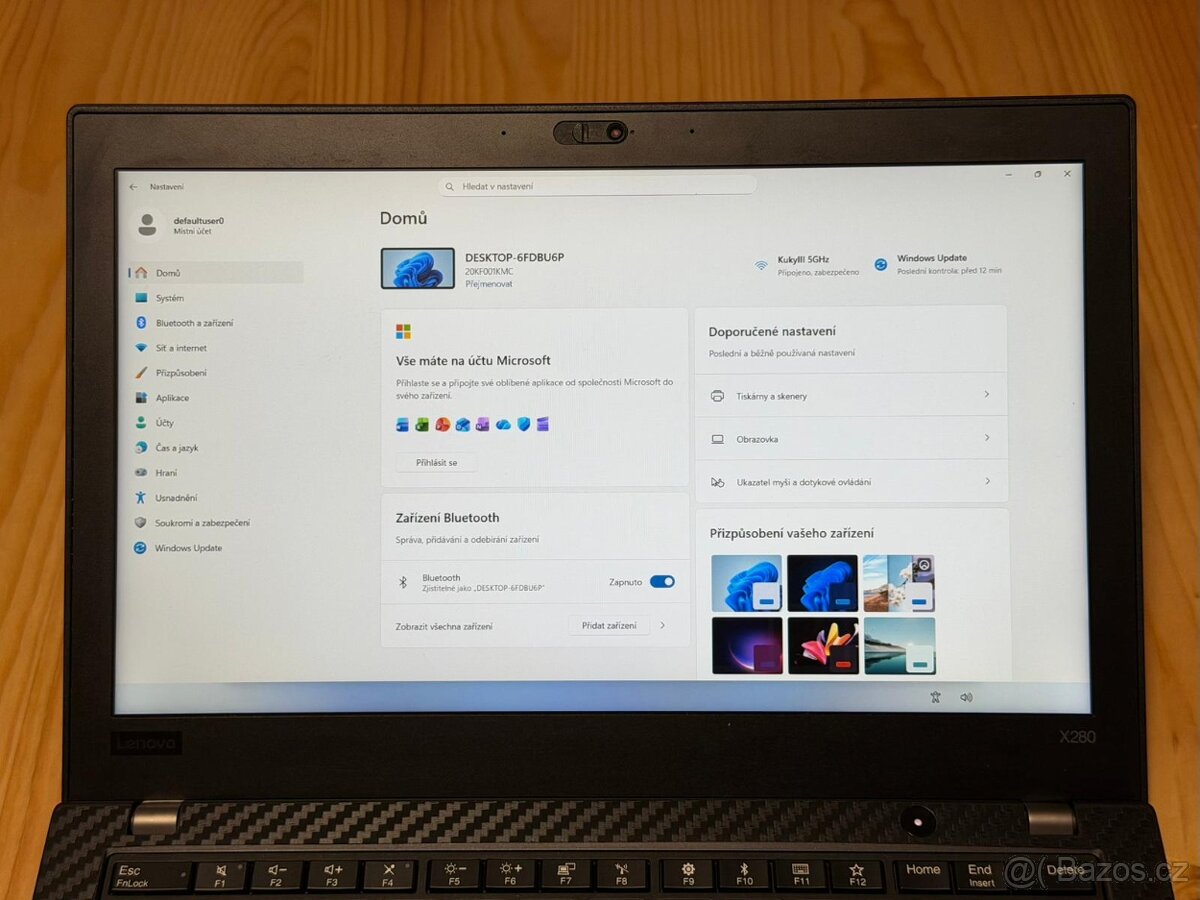 LENOVO X280 i7 8550U 8GB RAM 512GB SSD laptop - 7