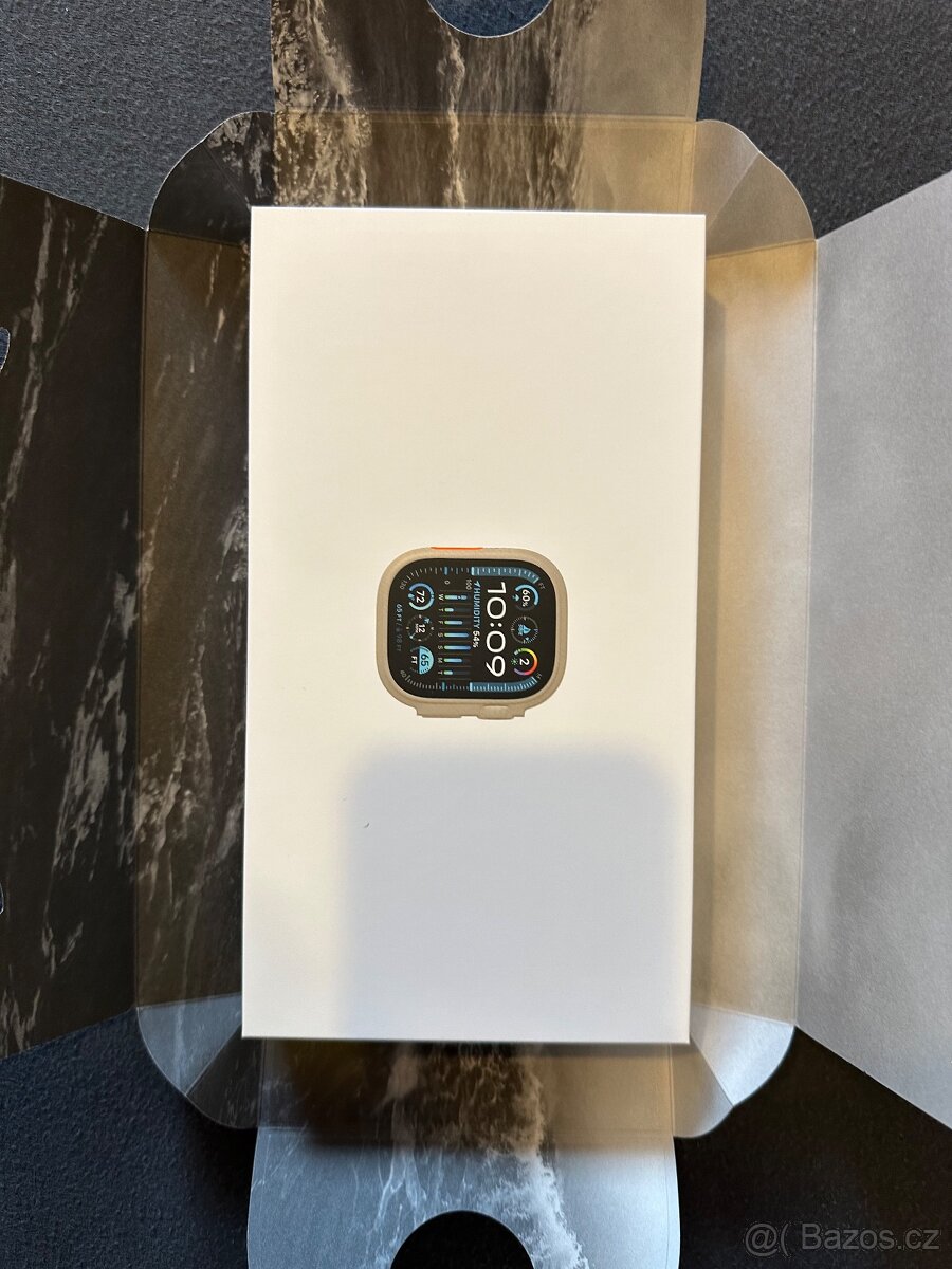 Apple Watch Ultra 2 49mm titanové pouzdro s modrým oceánským - 7