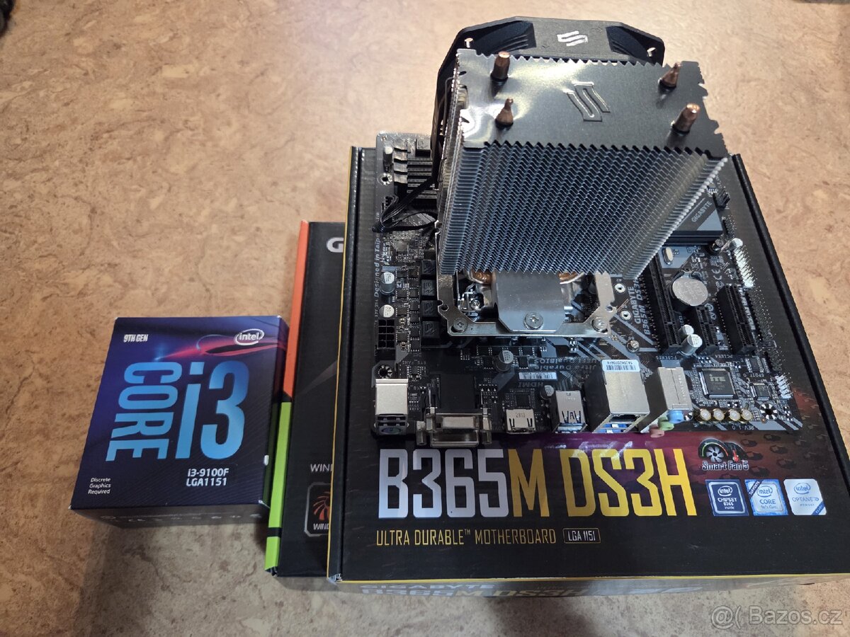 Gtx 1650 super, intel core i3 9100f, B365M - 7