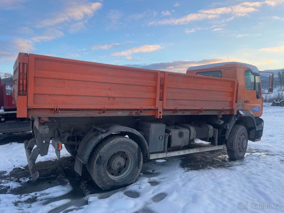 Man LE 18.220 B, 4x4, 3 stranný sklápěč - 7