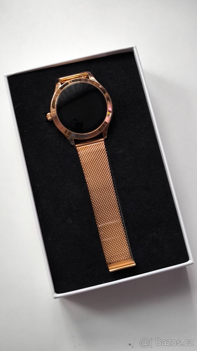 Dámské nádherné chytré hodinky KW10 Rose Gold - 7