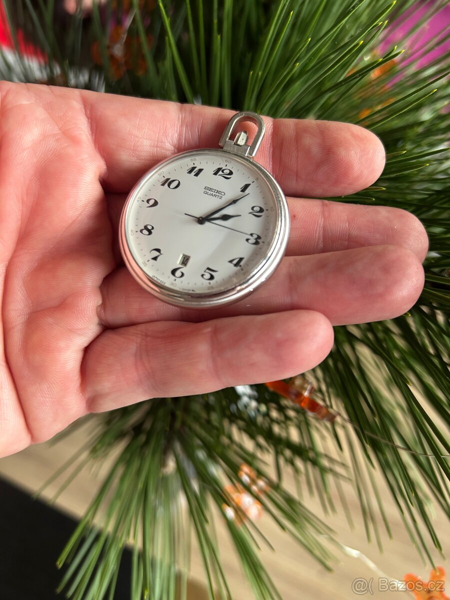 Seiko Quartz – kapesní hodinky - 7
