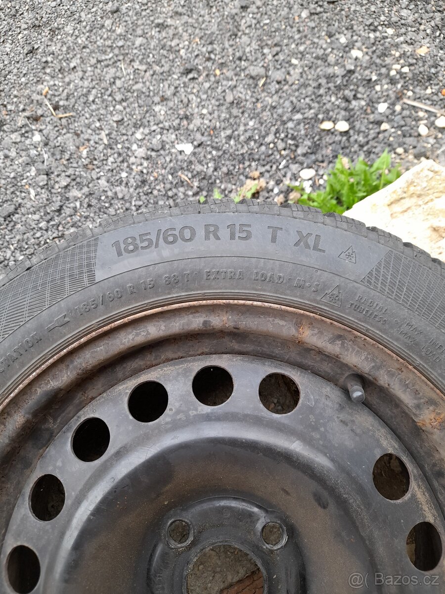 zimní pneumatiky s plechovými ráfky - 7