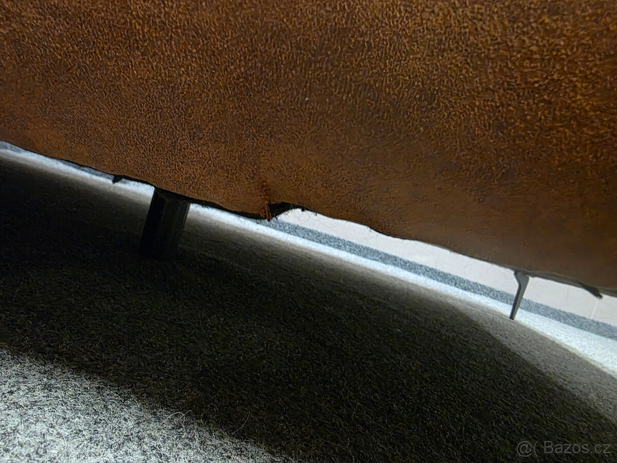 Nová hnědá rohová sedačka GABRIELA - 7