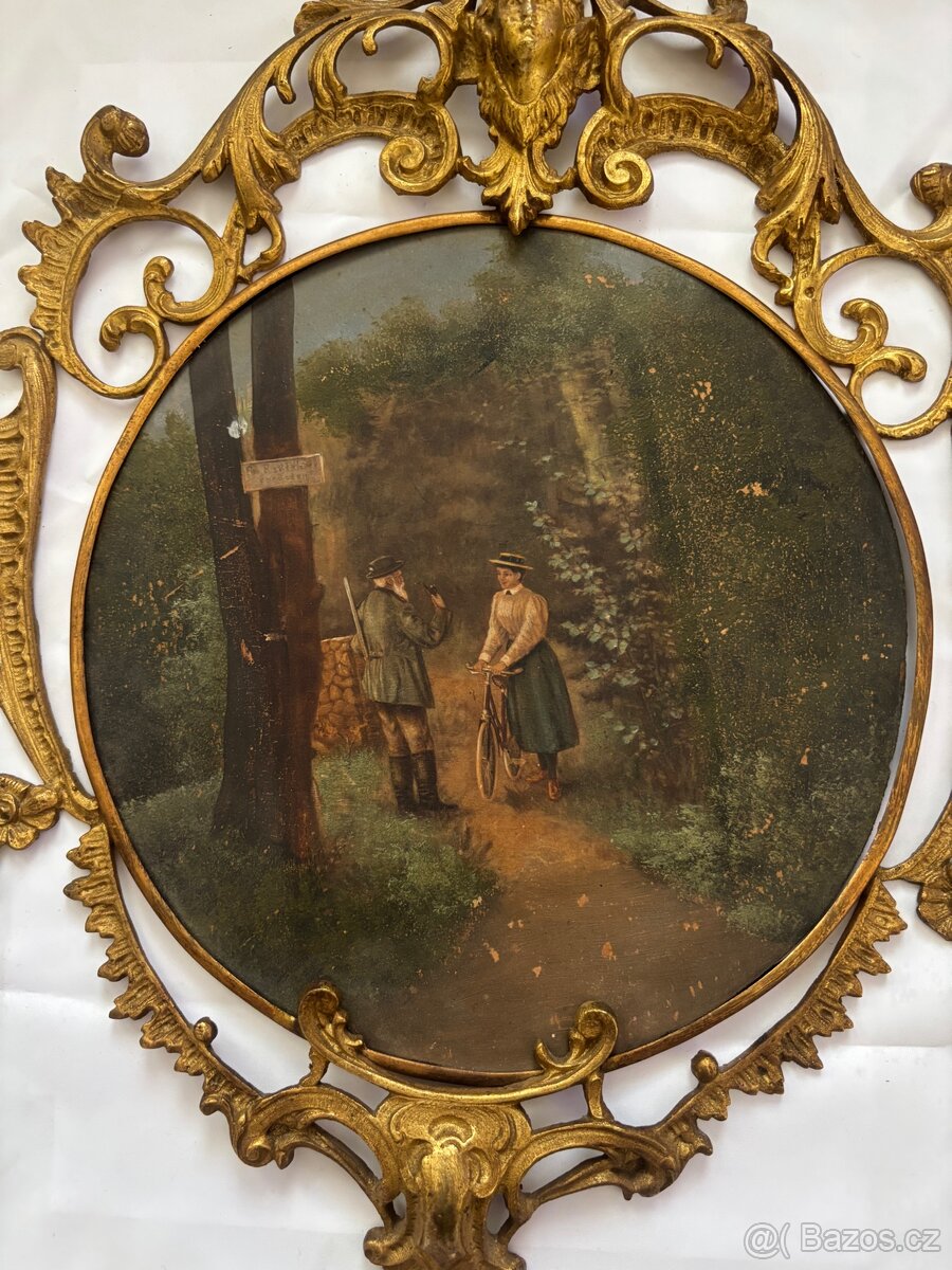 Secesní set obrazů s příběhem - 7