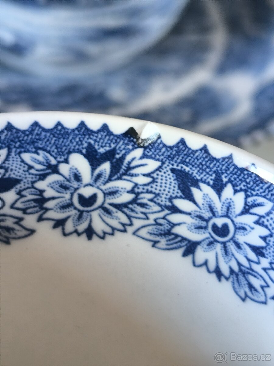 Kávová/čajová souprava - anglický porcelán - 7