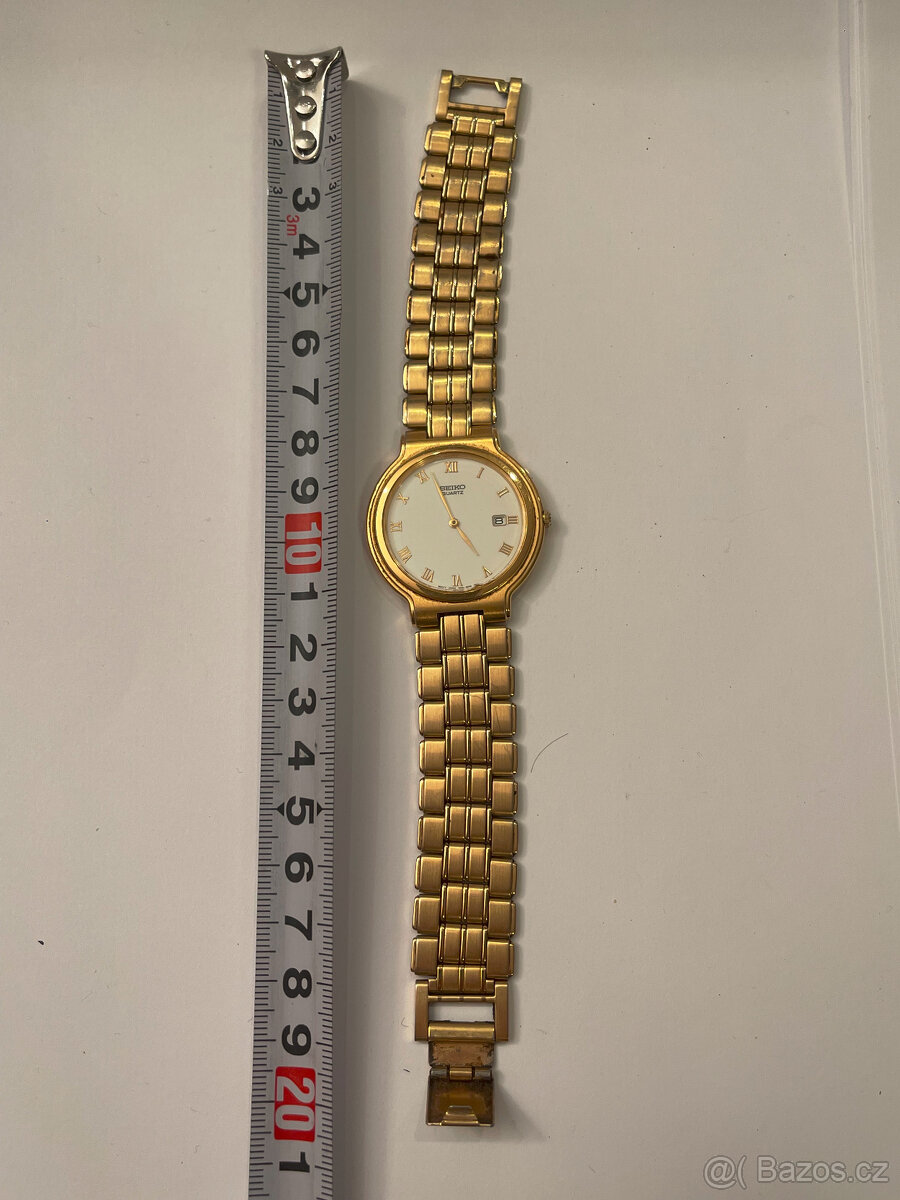 Hodinky Seiko, strojek Quartz, čiselnik 35mm. Plně funkční. - 7