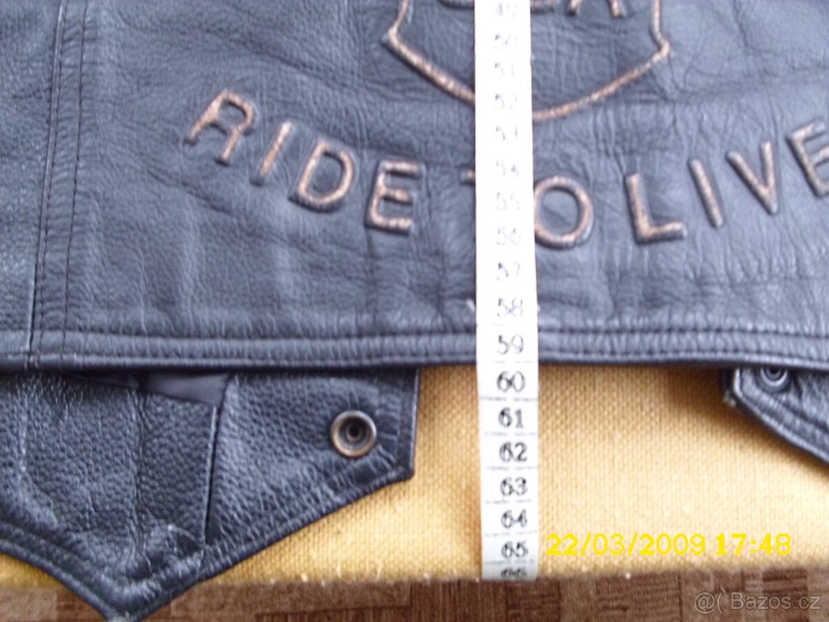 Kožená vesta Sodager Live To Ride - 7