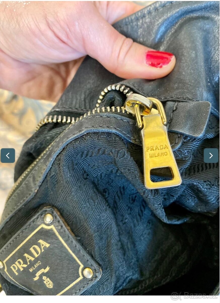 PRADA Vitello Hobo Bag kabelka - 7