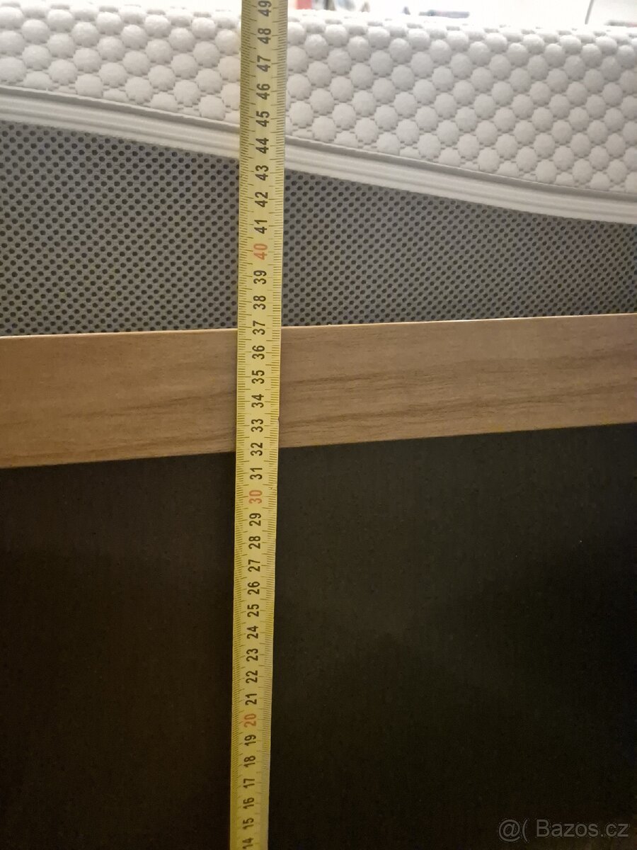 Manželská postel 180 x 200, 2x stolek, komoda - 7