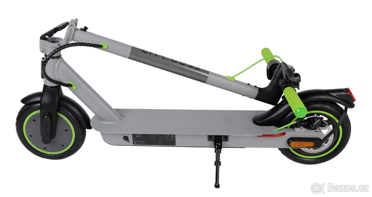 Elektrická koloběžka City Boss RS350 šedá - 7km - 7