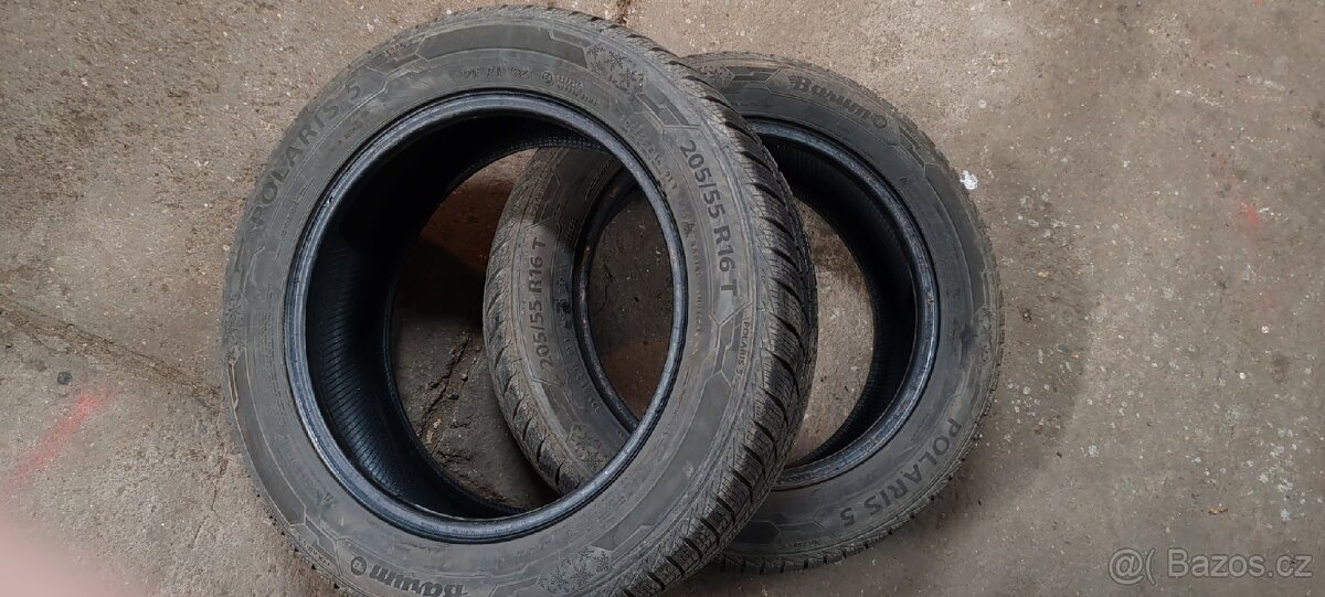 2 zimní pneumatiky BARUM 205/55R16 91T 7,00mm DOT 2023 - 7