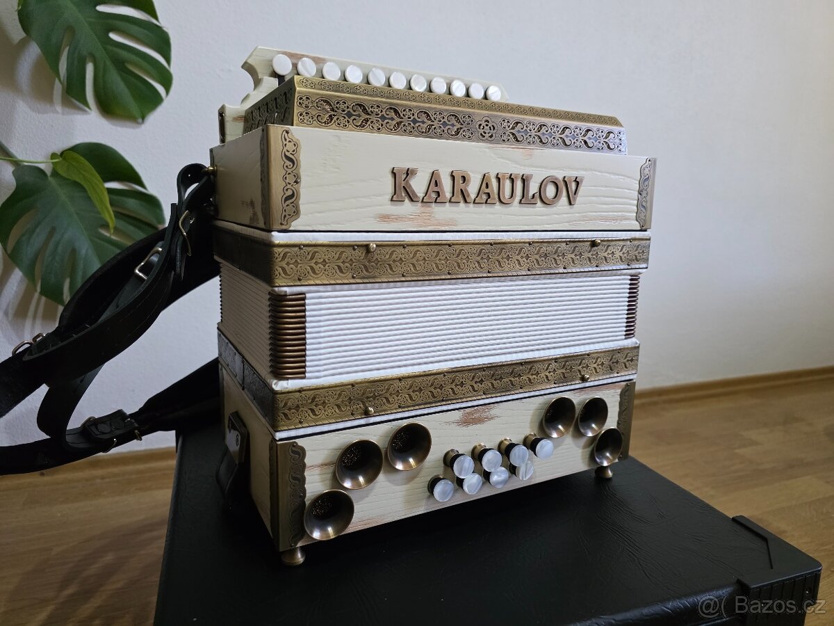 Heligónka Karaulov 2rad,CF (nová) - 7