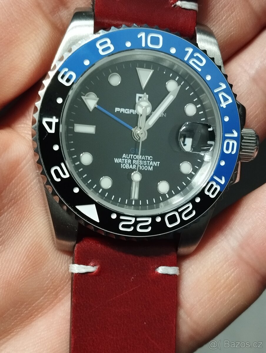 LUXUSNÍ pánské hodinky PAGANI DESIGN PEPSI _ AUTOMAT👍👍👍 - 7
