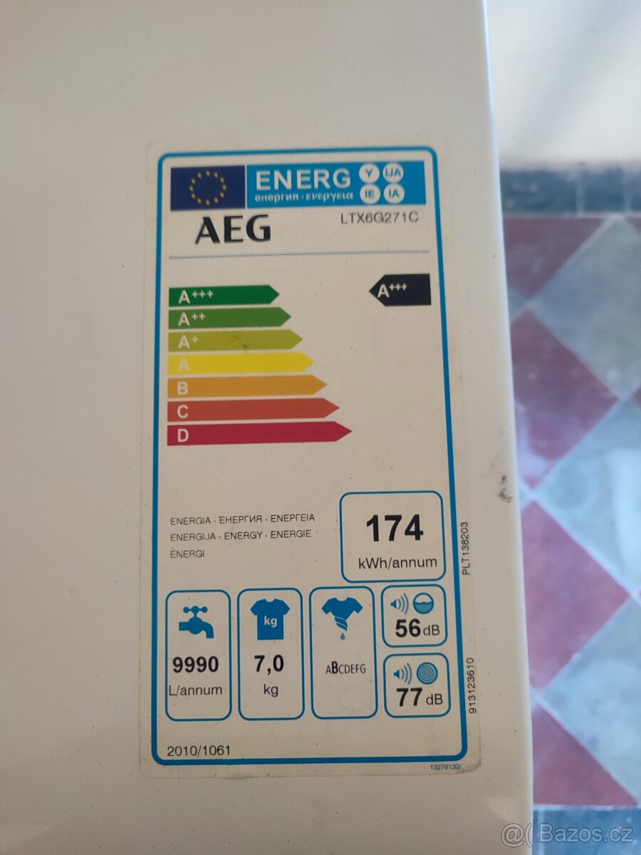 Pračka AEG LTX6G271C - 7