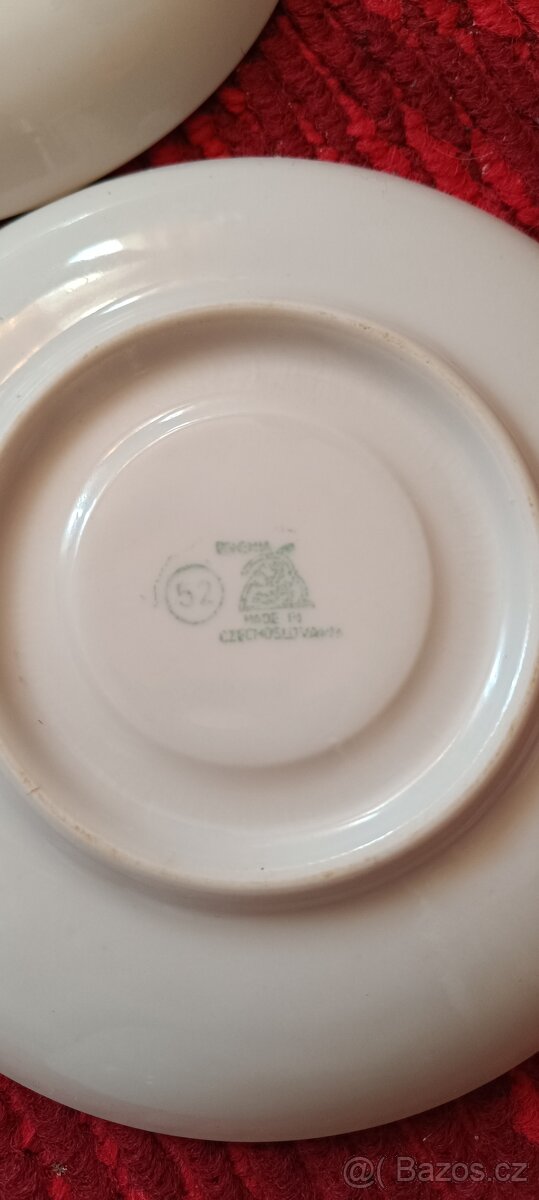 Retro kávová porcelánová souprava - 7