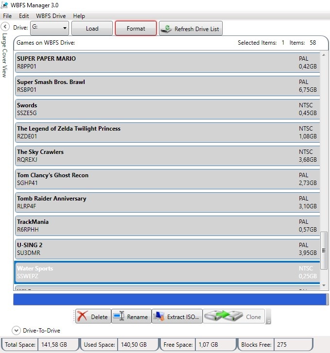 Nintendo Wii konzole - 3 ovladače - 320GB HDD - 58 her - 7