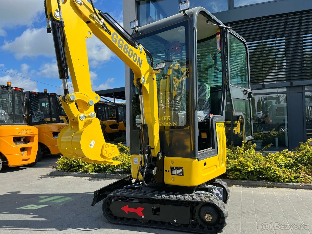 Minibáger GG 800NC Koncoročná AKCIA + Dovoz GRÁTIS - 7