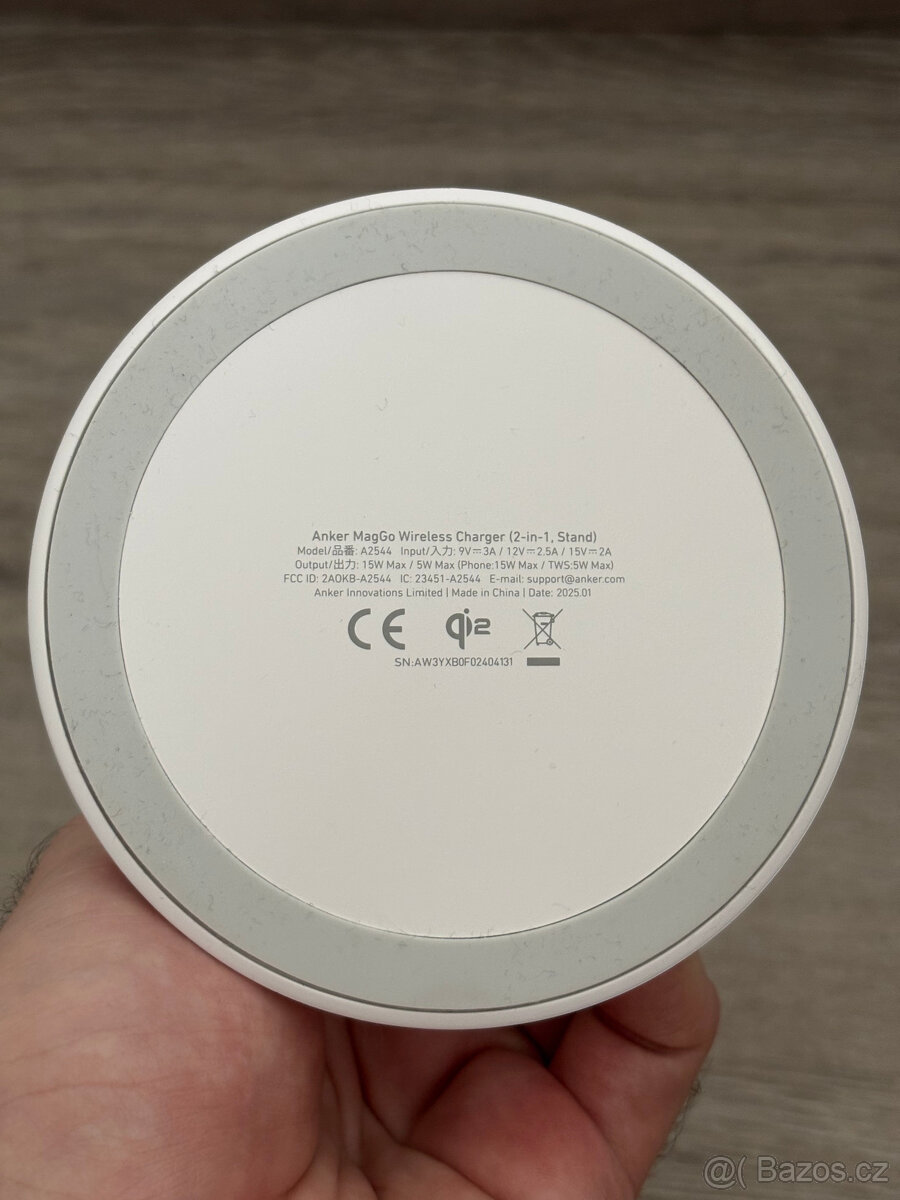 Anker MagGo Wireless Charger 2in1 Qi2 15W + 100W nabíječka - 7
