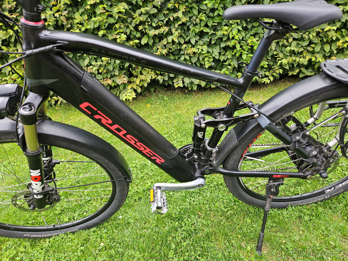 Rychlé 29" celoodpružené horské e-kolo, rám 19"+2 BATERIE - 7