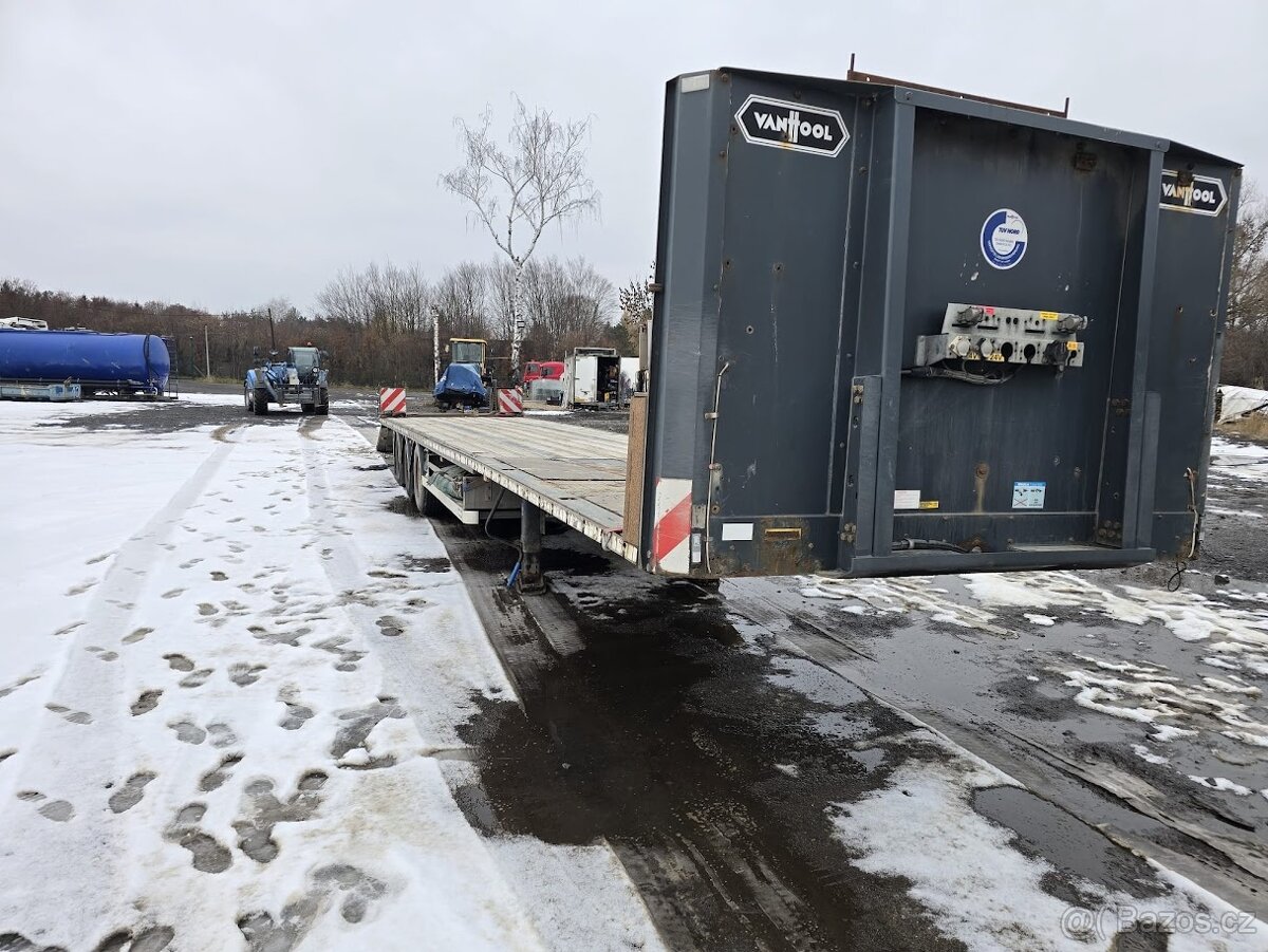 PLOŠINOVÝ NÁVĚS VAN HOOL na přepravu r.2016, nápravy SAF - 7