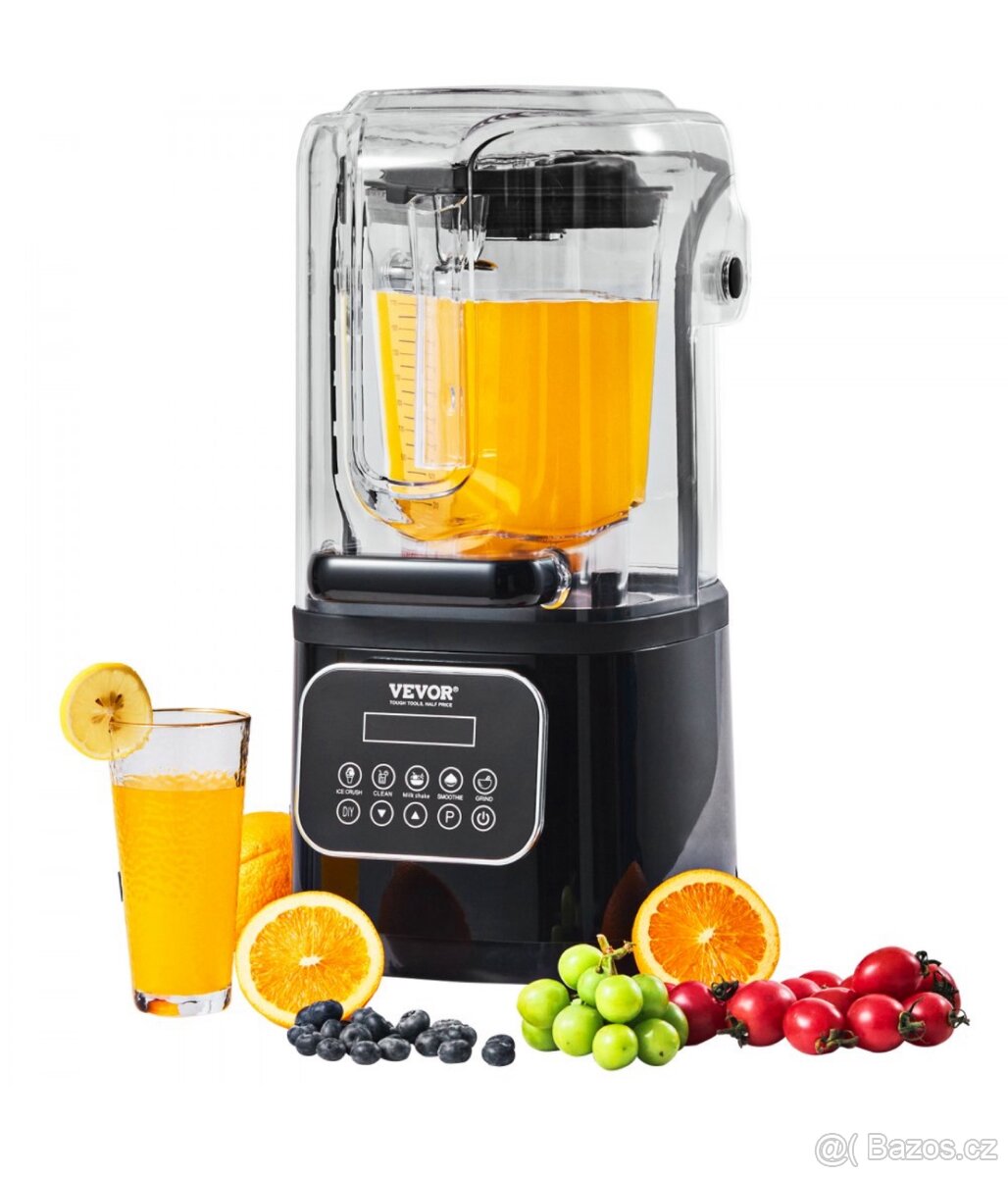 Nový Profesionální mixér VEVOR se štítem - 7