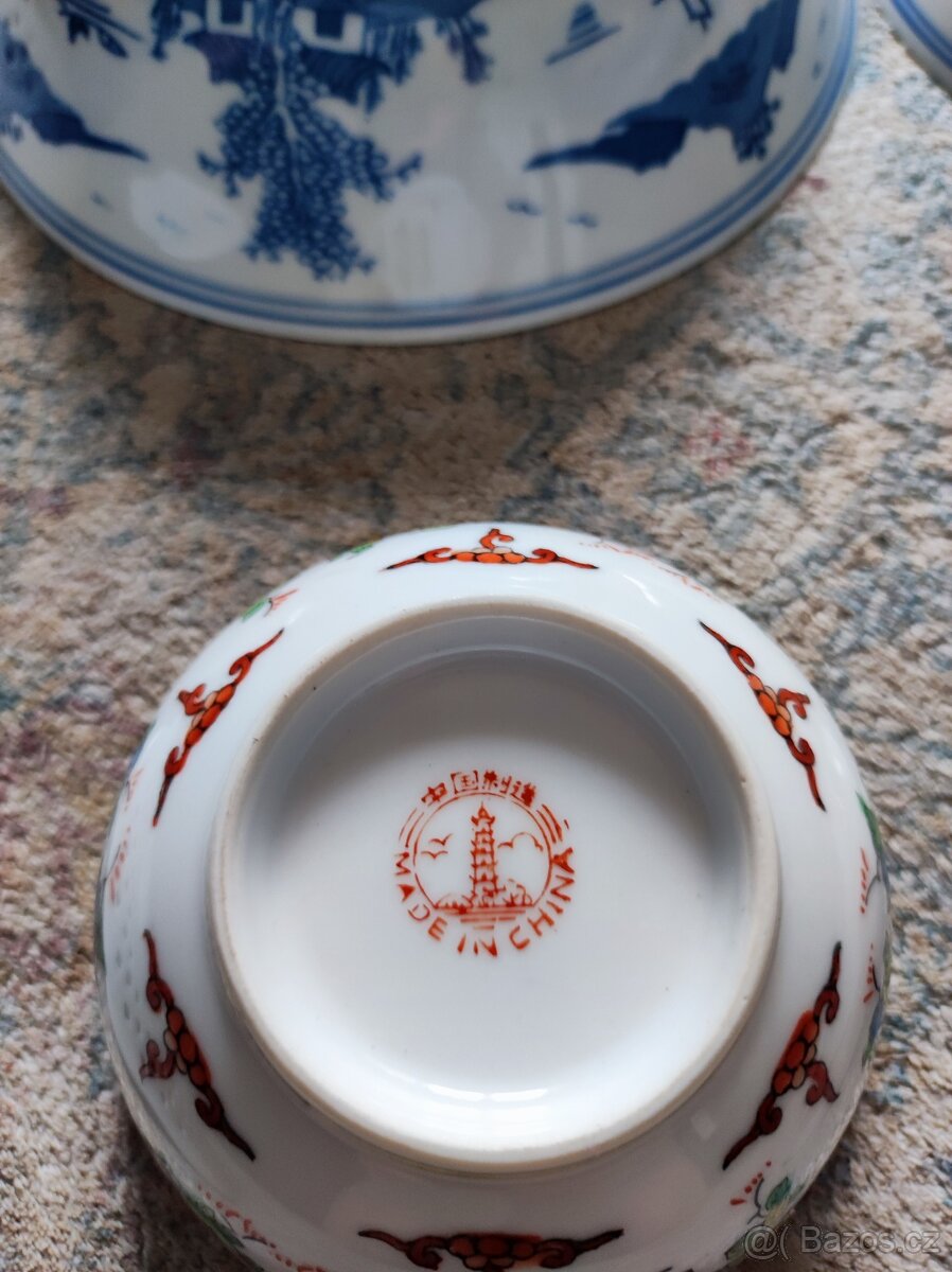 Porcelánová souprava – dekorativní, 8 ks - 7