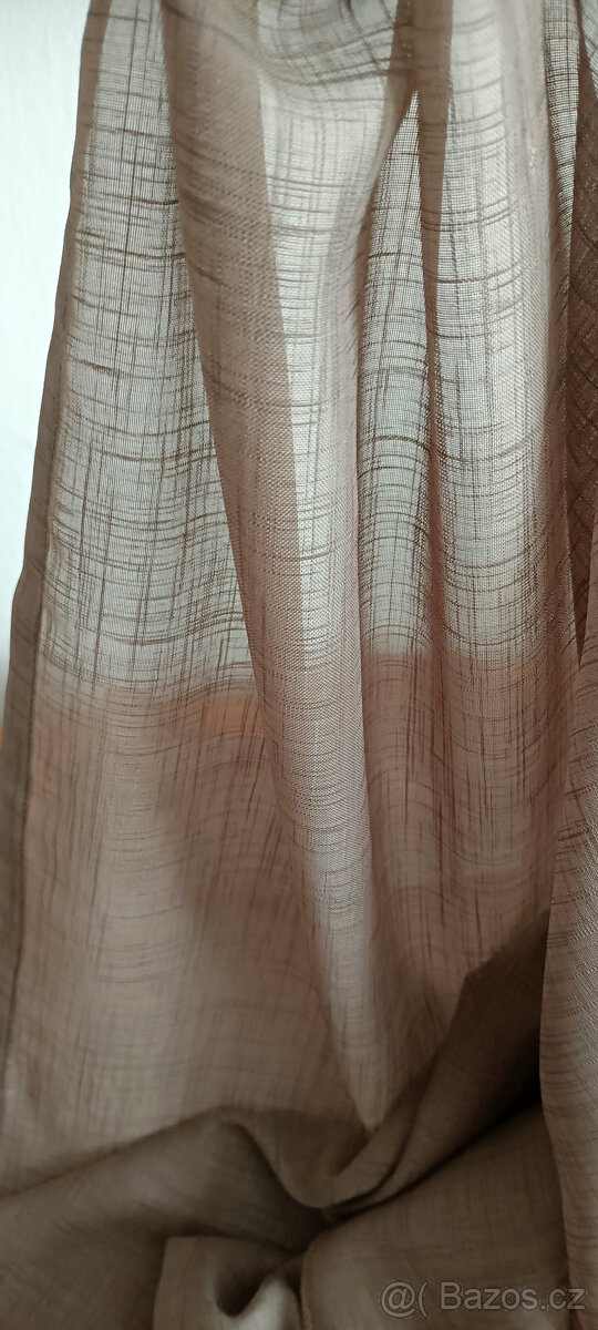 Okenní šály z mušelínu - 2ks 75 x 300cm - 7